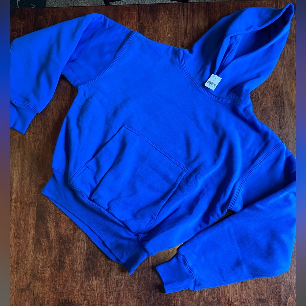 YZY Gap youth small blue hoodie. NWT AND HAS BEEN AUTHENTICATED
